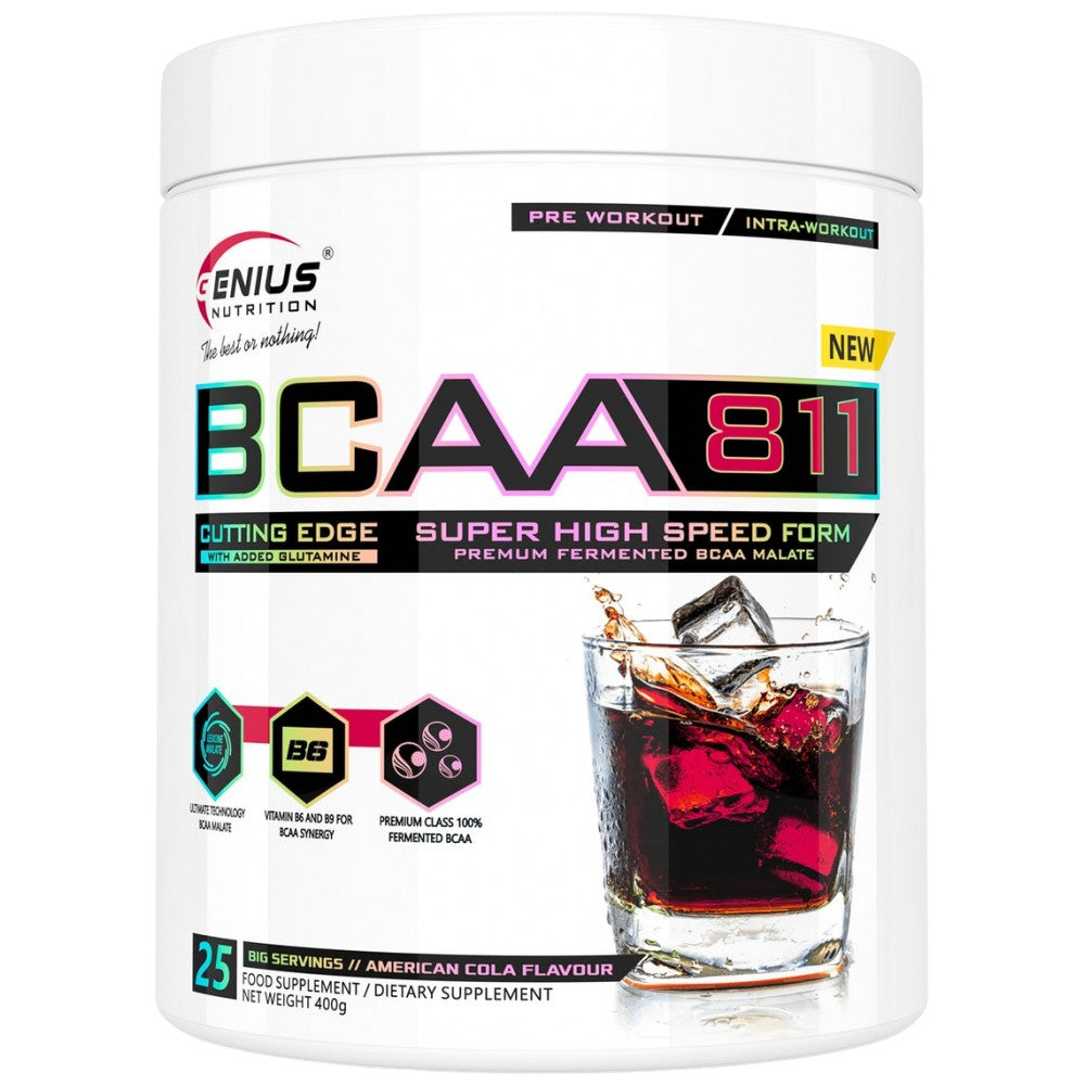 Genius Nutrition BCAA 811 8:1:1 - Аминокиселини с висок дял левцин