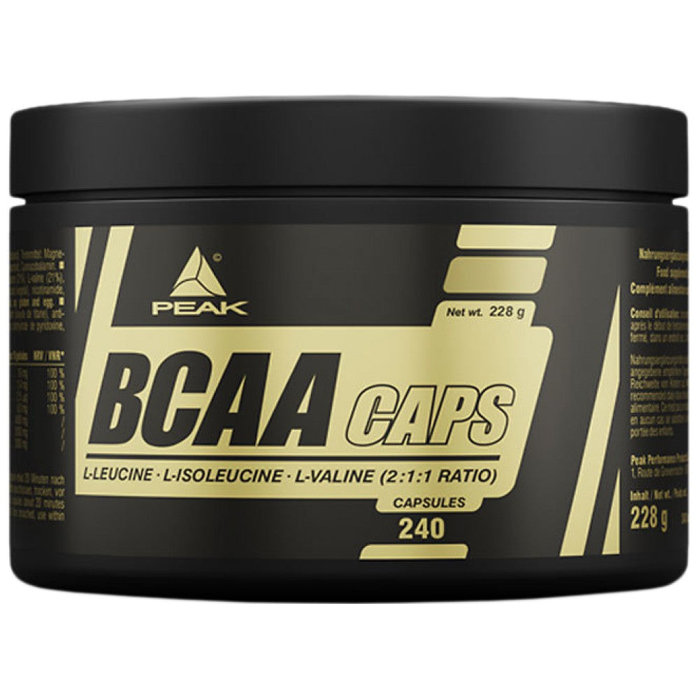 PEAK BCAA Caps - BCAA капсули