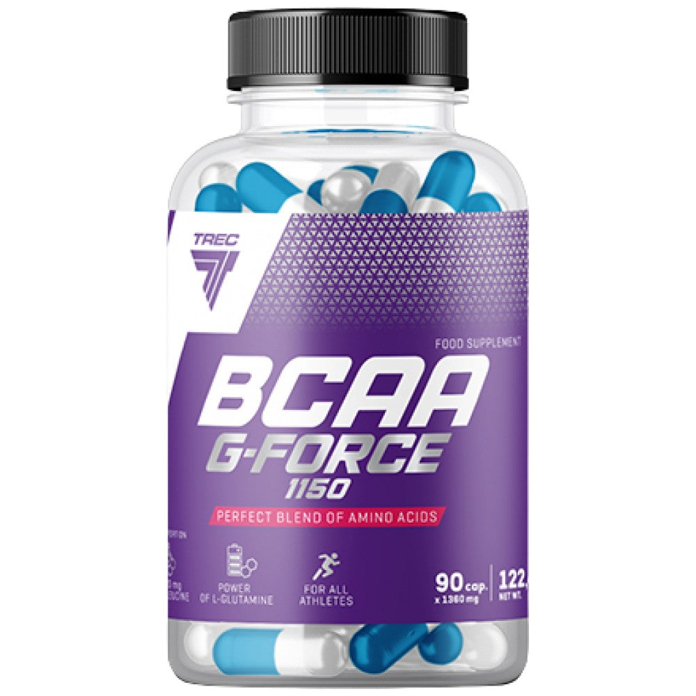 Trec Nutrition BCAA G-Force 1150 BCAA + Glutamine Caps - BCAA с глутамин капсули