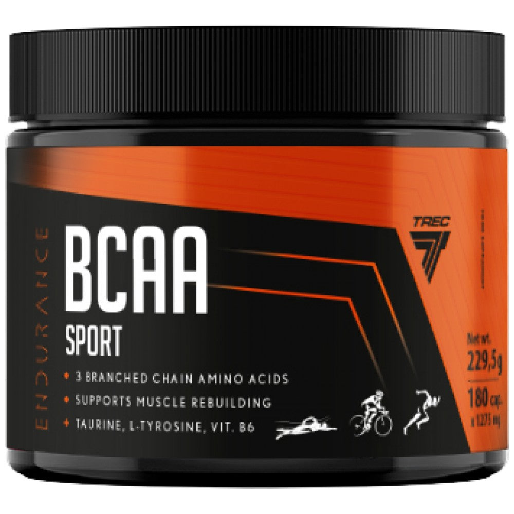 Trec Nutrition BCAA Endurance Sport Caps with L-Tyrosine - BCAA капсули с тирозин