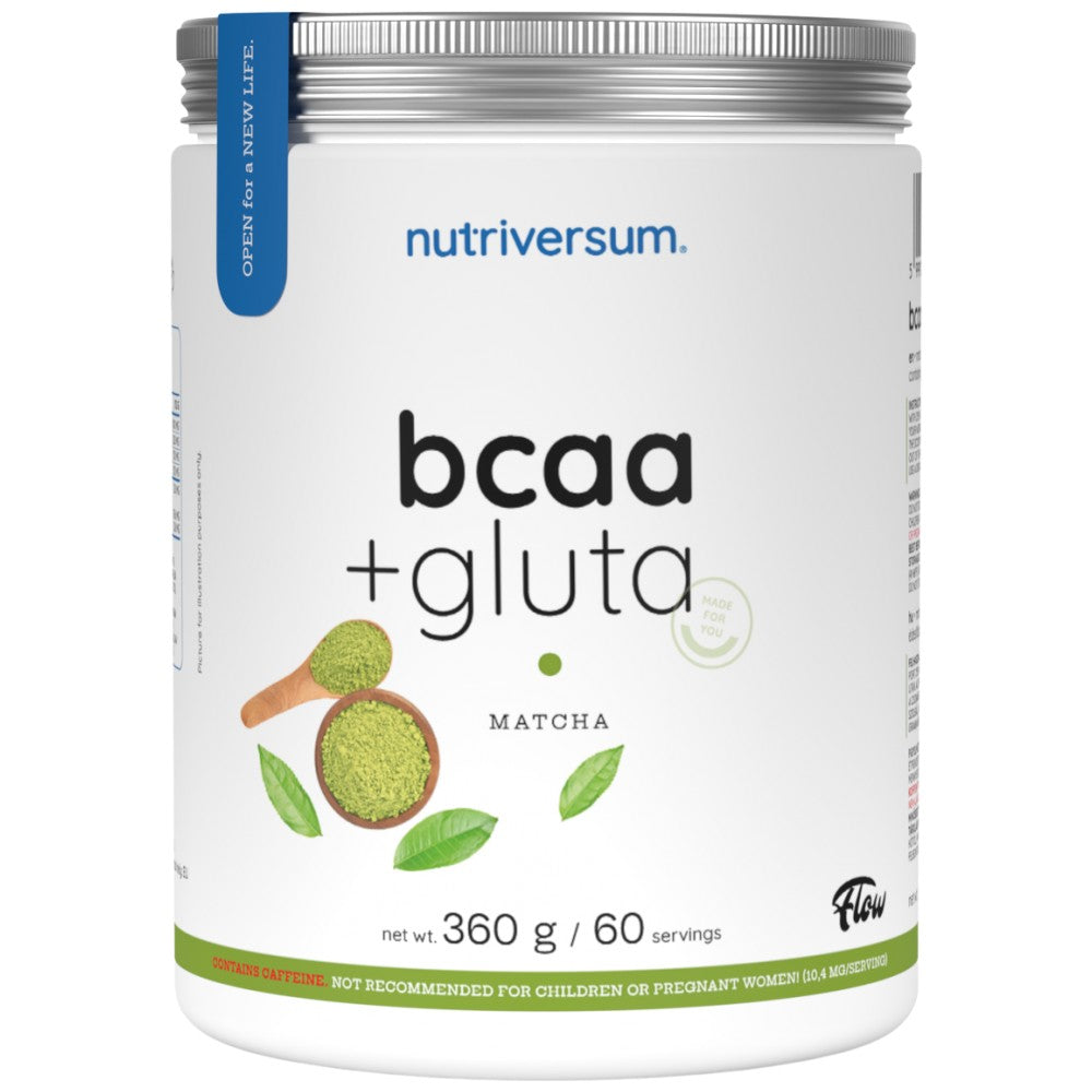 Nutriversum BCAA + Gluta Powder Flow - BCAA с глутамин на прах