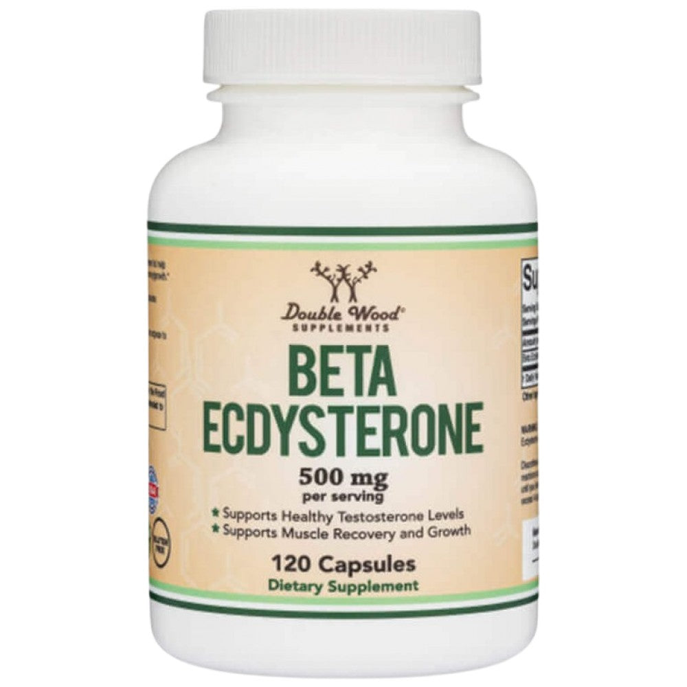 Double Wood Supplements Beta Ecdysterone 500 mg - Бета-екдистерон 500 mg