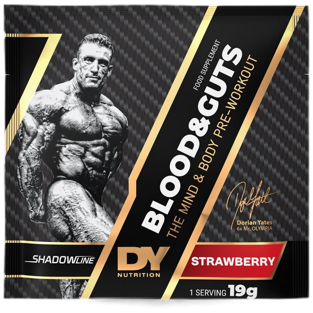 Dorian Yates Nutrition Blood And Guts Sachets New Age of Pre-Workout - Предтренировъчни пакетчета
