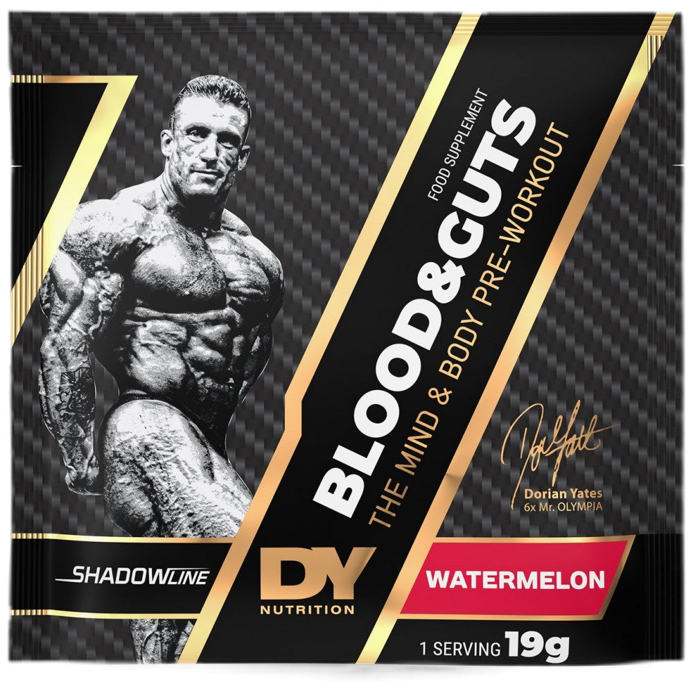 Dorian Yates Nutrition Blood And Guts Sachets New Age of Pre-Workout - Предтренировъчни пакетчета