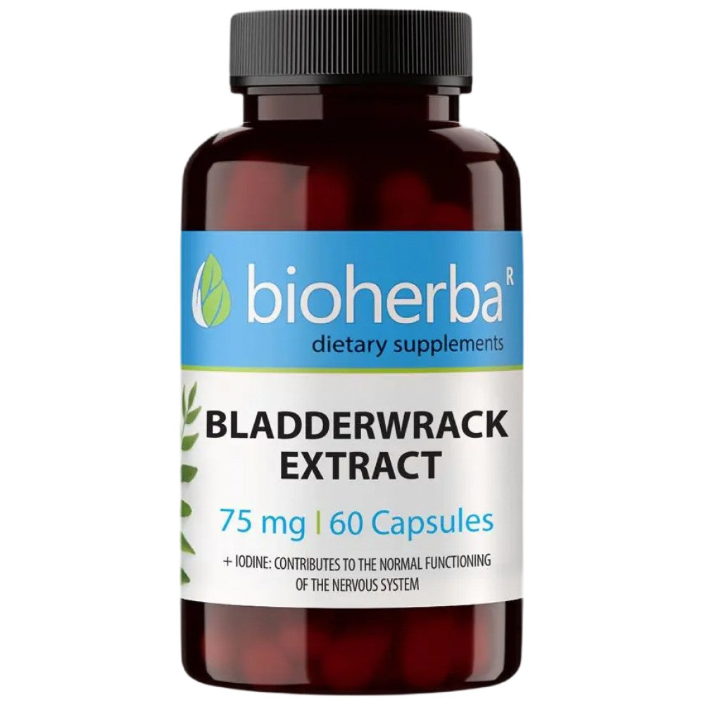 Bioherba Bladderwrack Extract 75 mg - Екстракт балонесто водорасло 75 mg