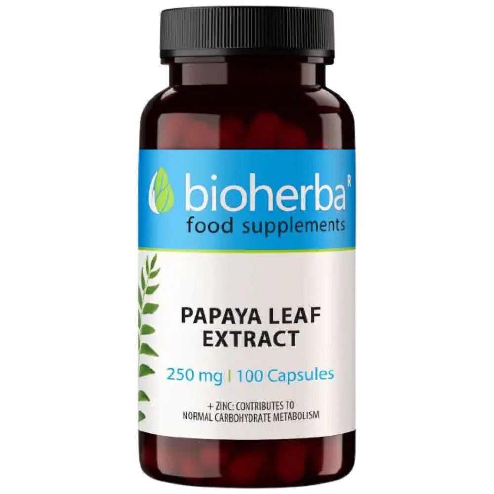 Bioherba Papaya Leaf 200 mg - Папая лист 200 mg за храносмилане