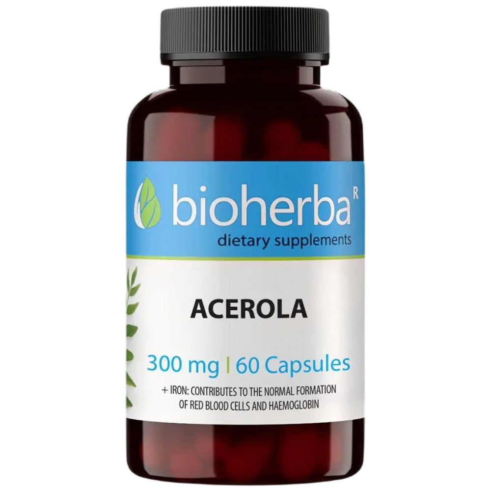 Bioherba Acerola 300 mg - Ацерола 300 mg натурален Витамин Ц