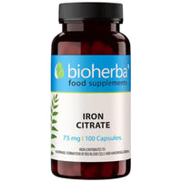 Bioherba Iron Citrate 25 mg - Железен цитрат 25 mg