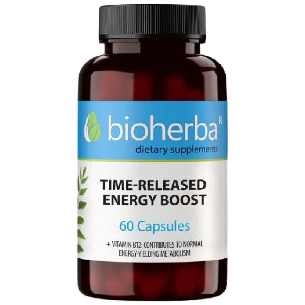 Bioherba Timed-Release Energy Boost - Билкова формула за енергия