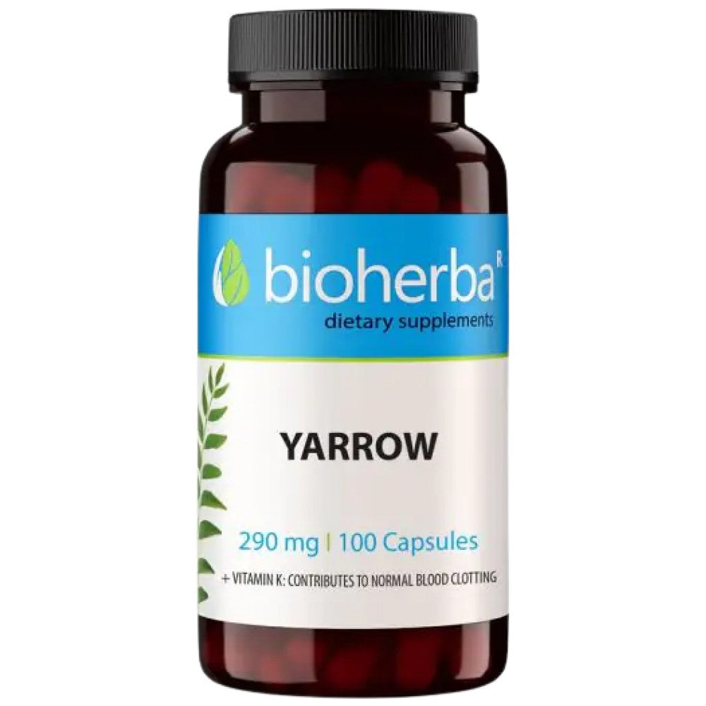 Bioherba Yarrow Flowers 290 mg - Бял равнец 290 mg