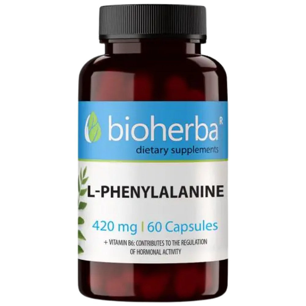 Bioherba L-Phenylalanine 420 mg - L-Фенилаланин 420 mg
