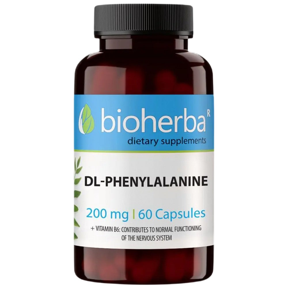 Bioherba DL-Phenylalanine 200 mg - DL-Фенилаланин 200 mg