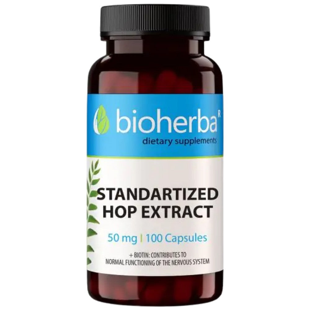 Bioherba Standardized Hop Extract 50 mg - Хмел екстракт 50 mg