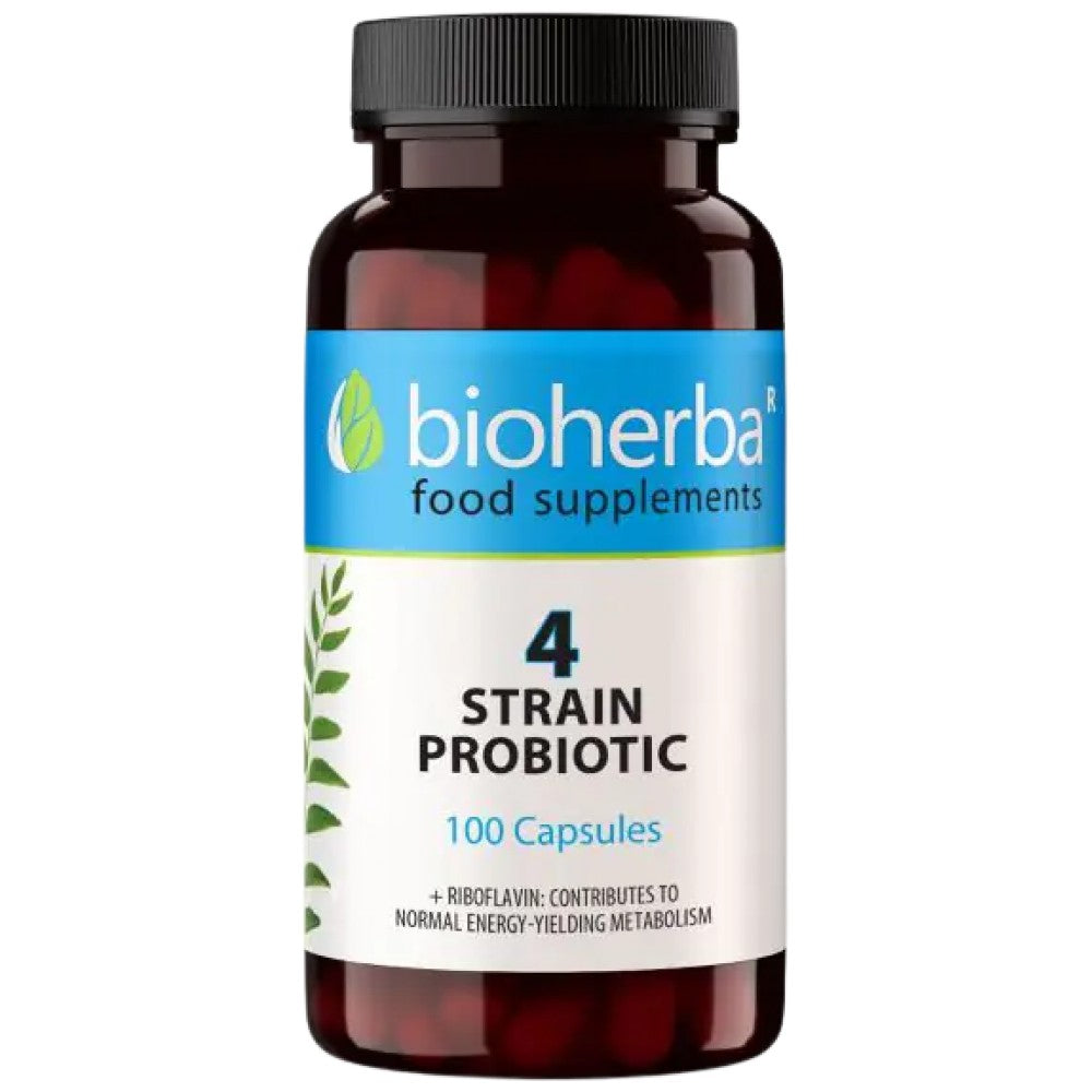 Bioherba 4 Strain Probiotic with Riboflavin - Пробиотик с 4 щама