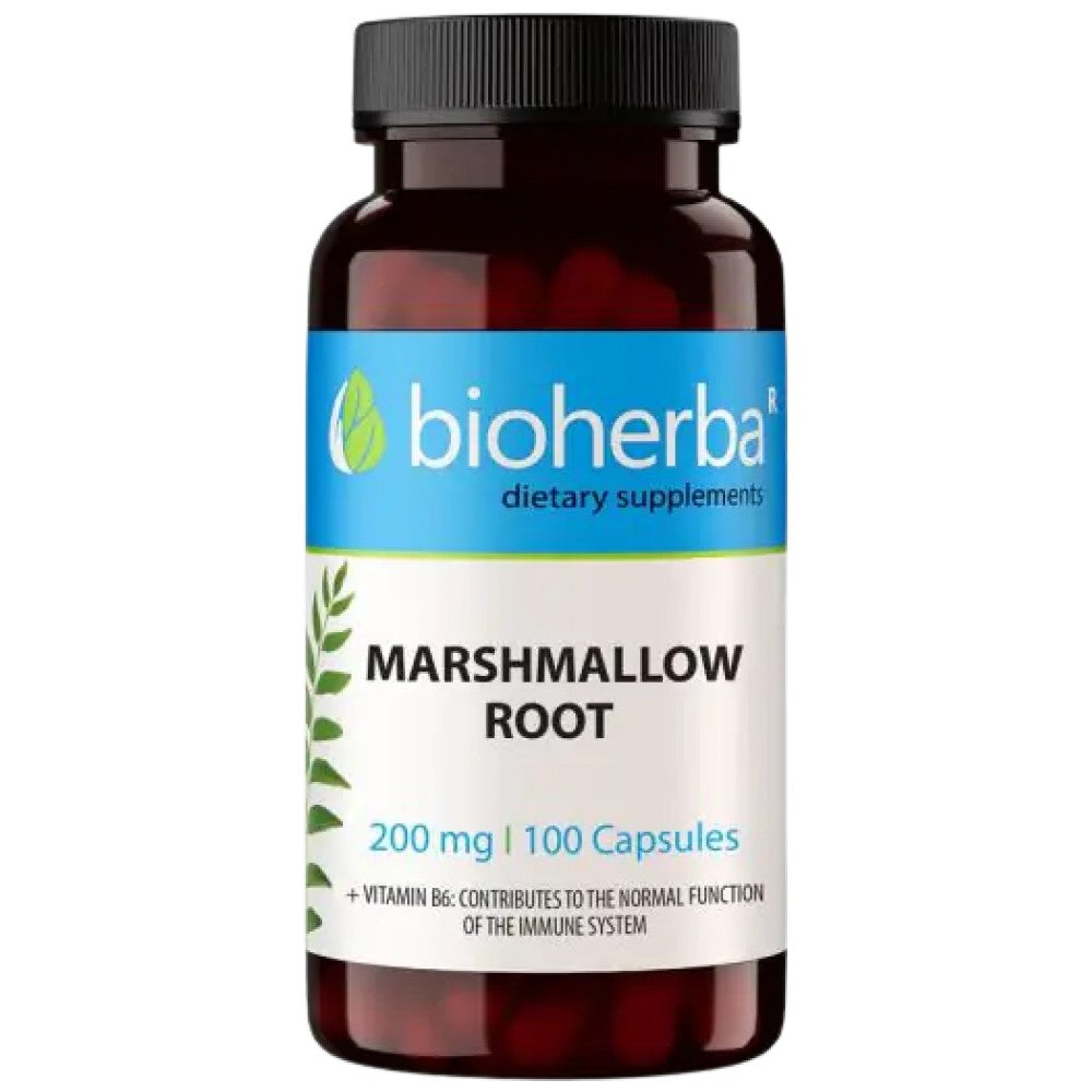 Bioherba Marshmallow Root 200 mg - Корен от бяла ружа 200 mg