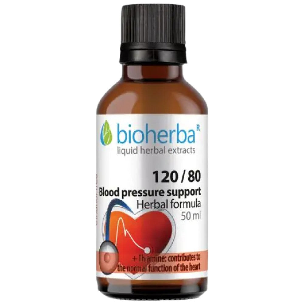 Bioherba Tincture For Normal Blood Pressure 80/120 - Билкова тинктура за кръвно налягане