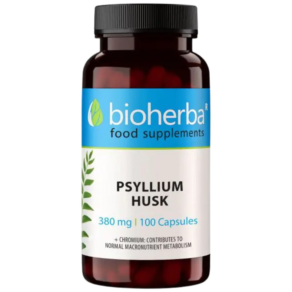 Bioherba Psyllium Husk 380 mg - Псилиум обвивки 380 mg