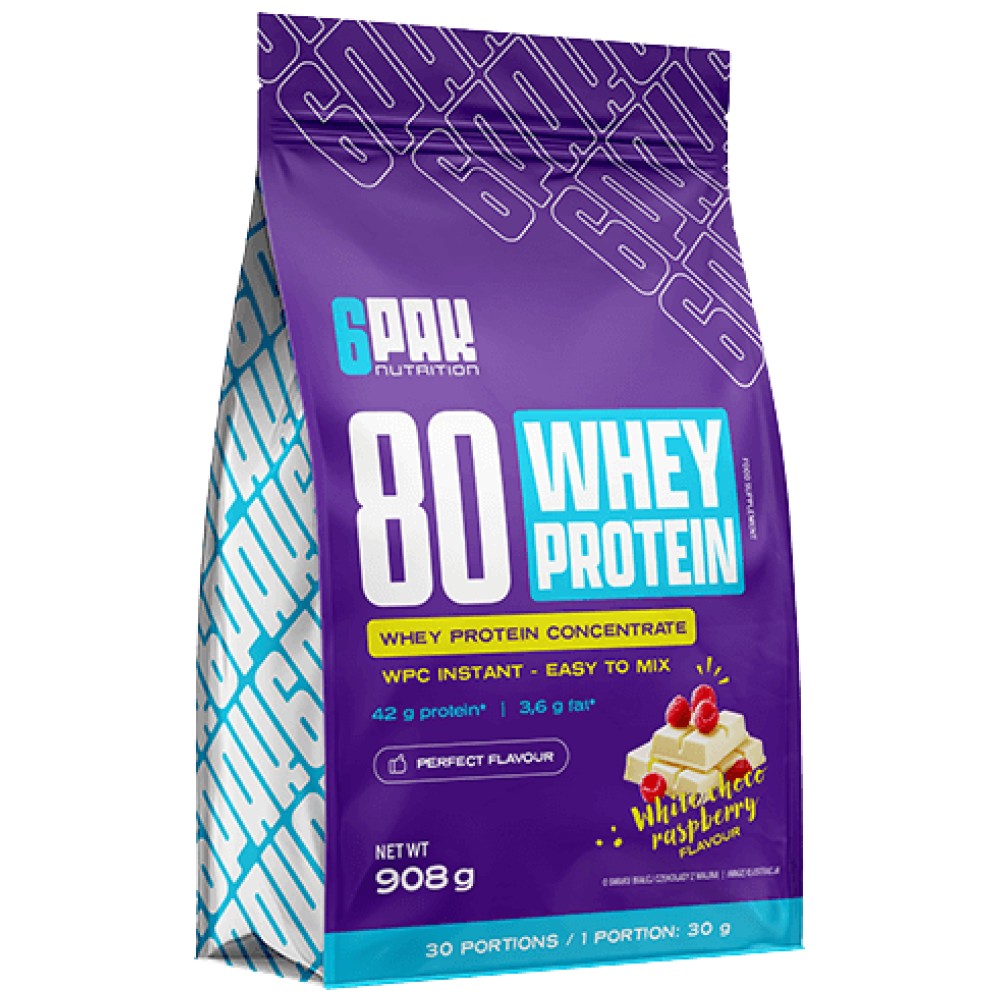 6PAK Nutrition 80 Whey Protein WPC Instant - Суроватъчен протеин концентрат