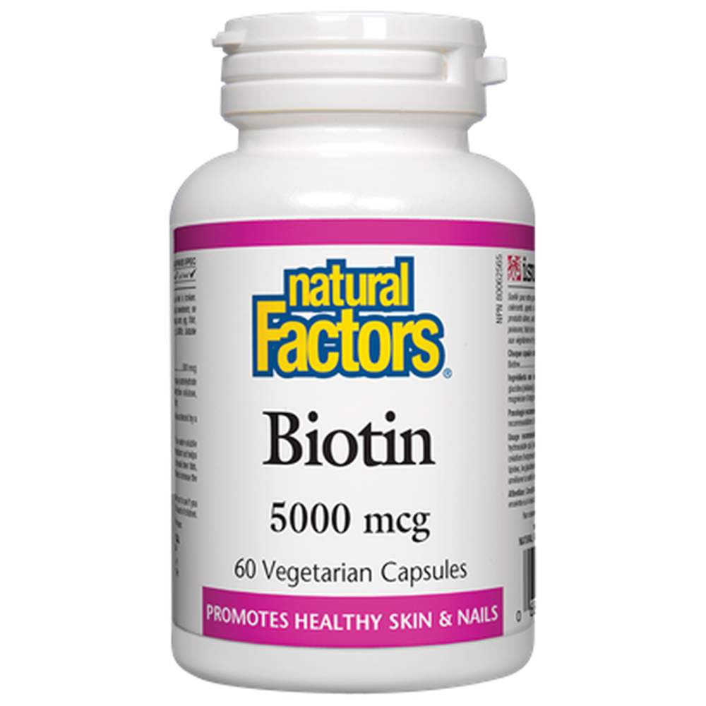 Natural Factors Biotin 5000 mcg - Биотин 5000 mcg