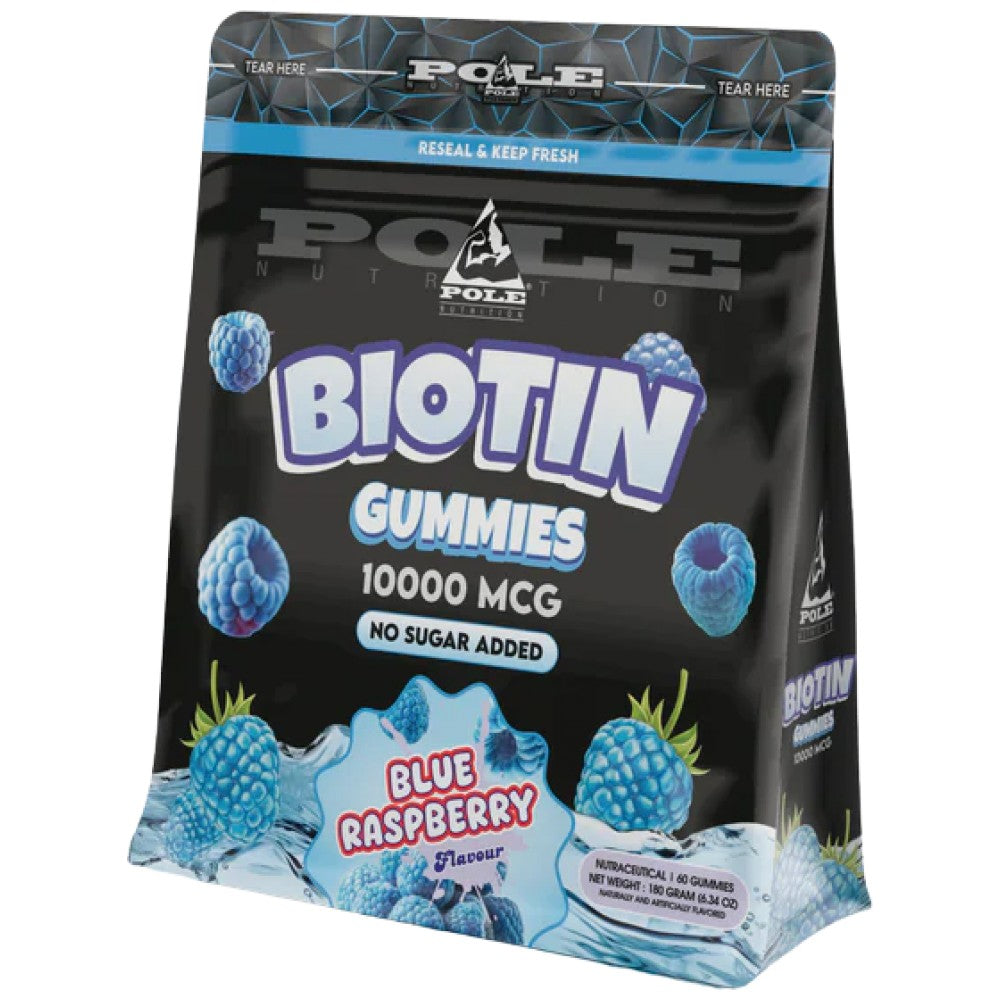 Pole Nutrition Biotin Gummies 10000 mcg - Биотин гъми 10 000 mcg