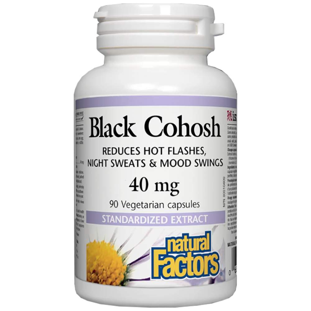 Natural Factors Black Cohosh 40 mg - Черен кохош 40 mg за жени