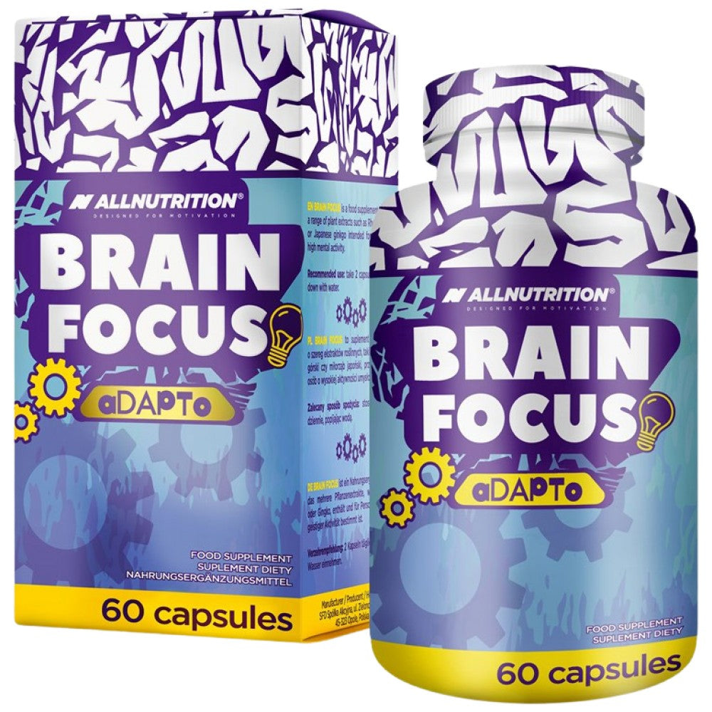 AllNutrition Brain Focus Adapto - Формула за фокус с адаптогени