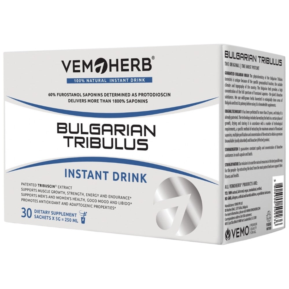VemoHerb Bulgarian Tribulus Drink Sachets - Български трибулус напитка