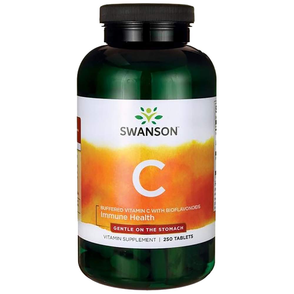 SWANSON Buffered Vitamin C with Bioflavonoids 1000 mg - Буфериран Витамин Ц с биофлавоноиди 1000 mg