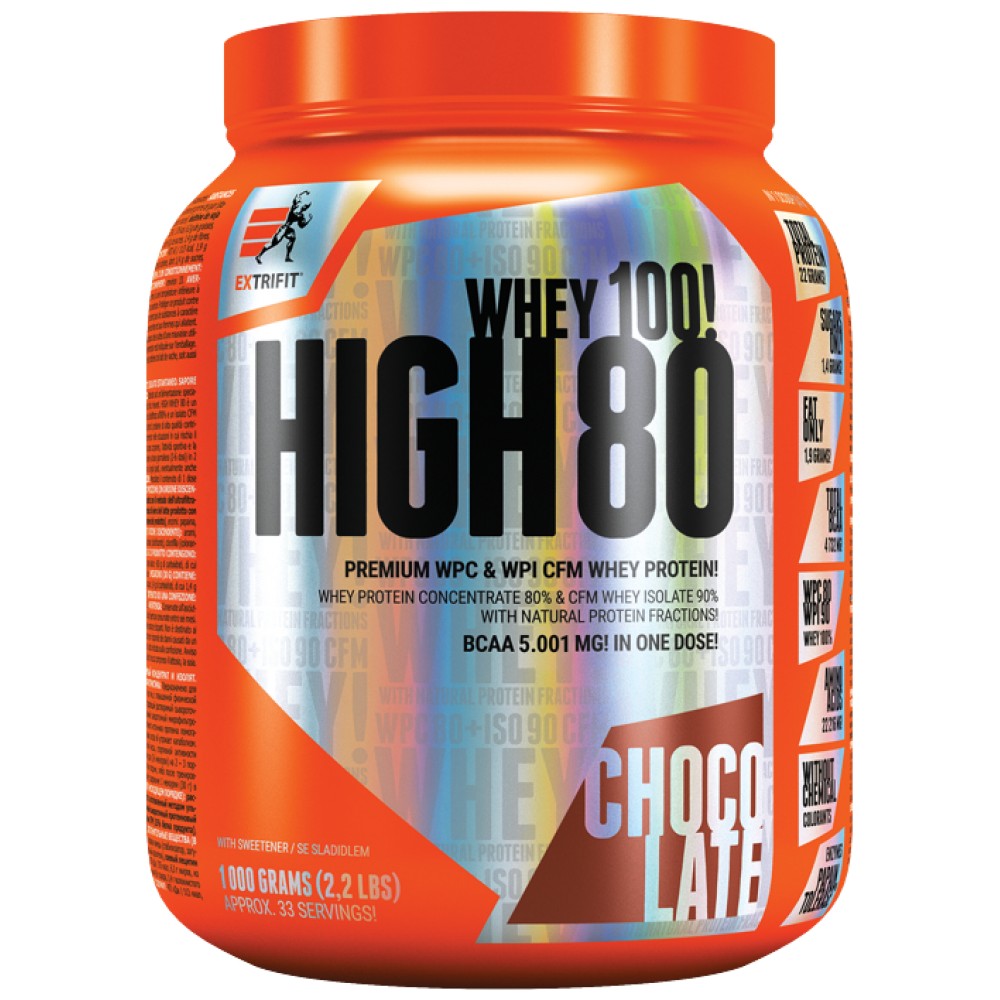 Extrifit Sports Nutrition High Whey 80 - Суроватъчен протеин концентрат 80%