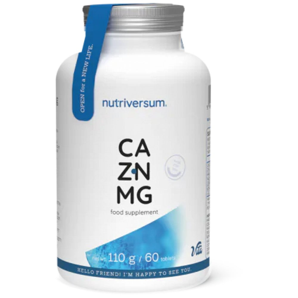 Nutriversum Ca/Zn/MG Calcium Magnesium Zinc Formula - Калций, магнезий и цинк