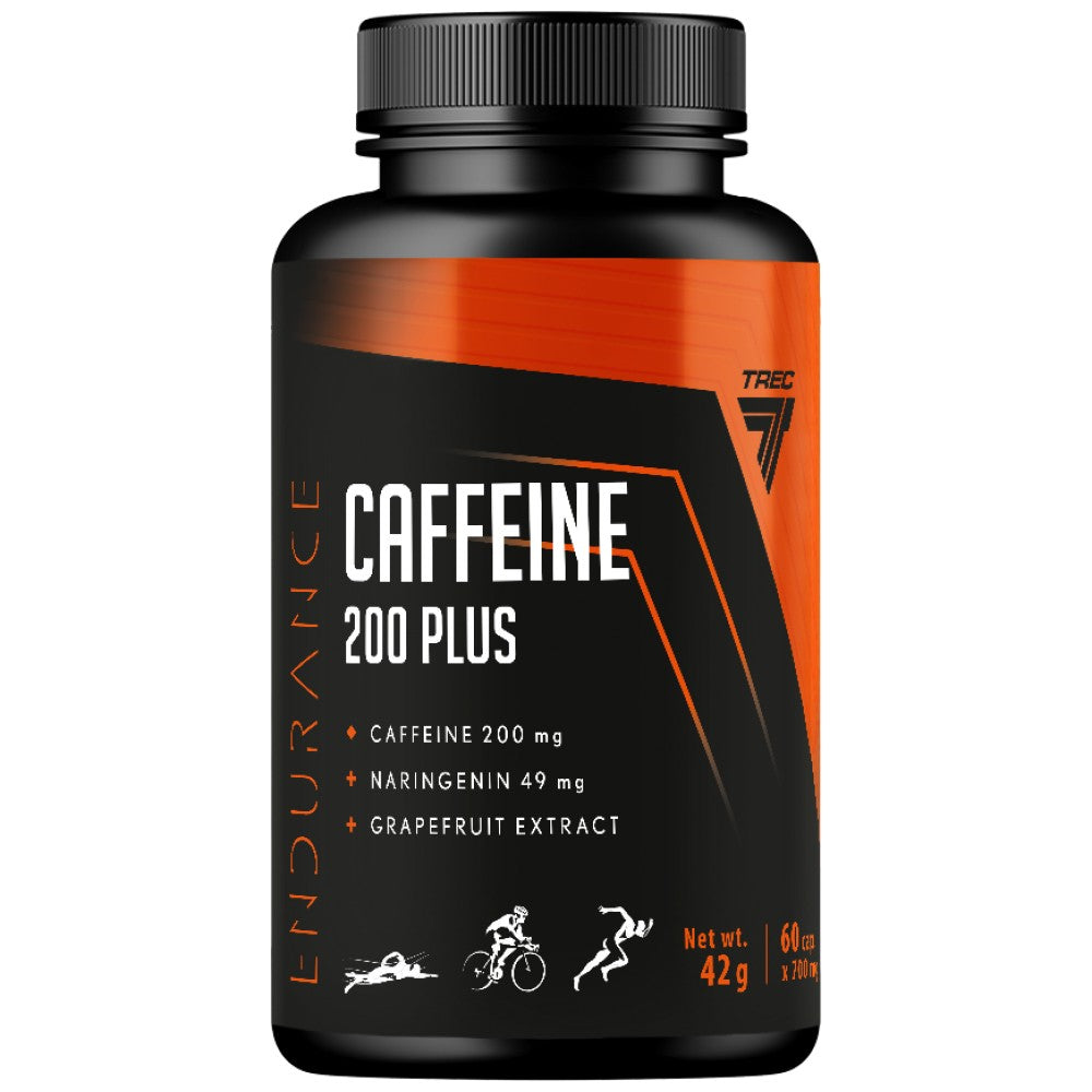 Trec Nutrition Caffeine 200 Plus Endurance - Кофеин 200 mg за издръжливост