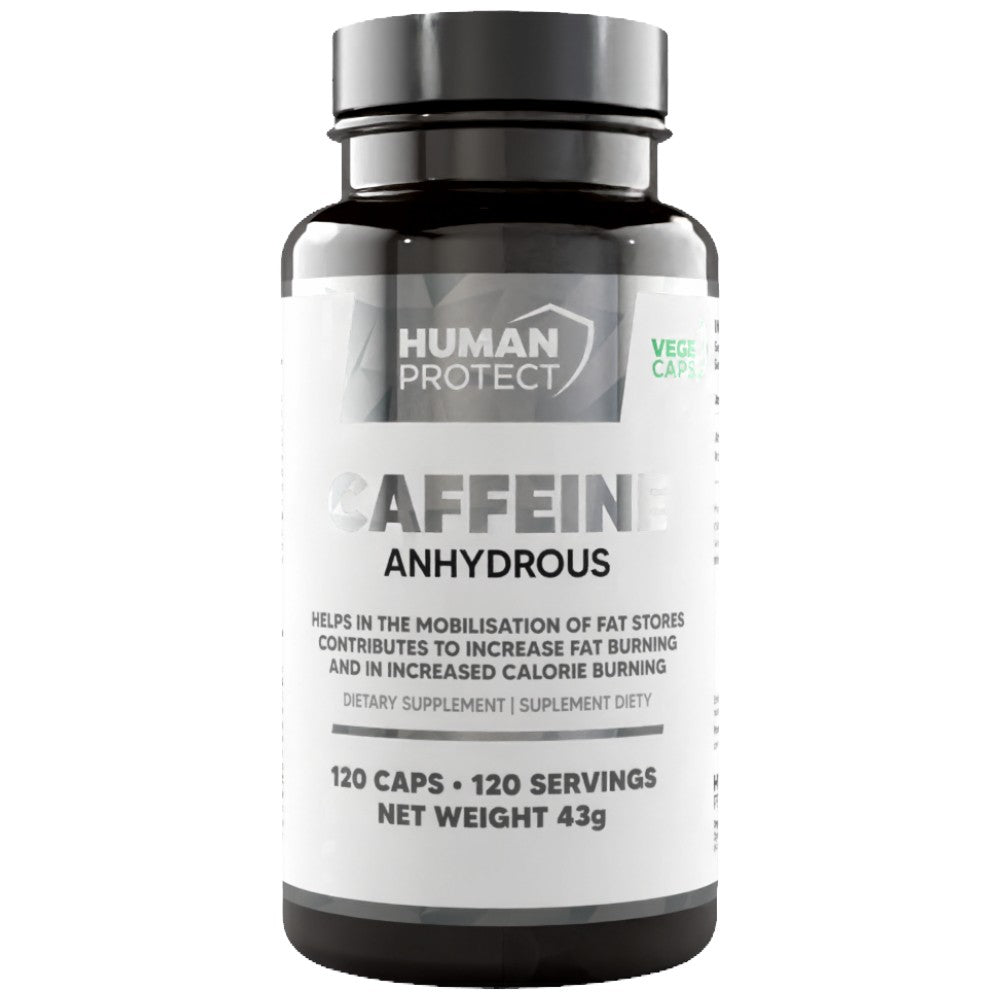 Human Protect Caffeine Anhydrous 200 mg - Безводен кофеин 200 mg