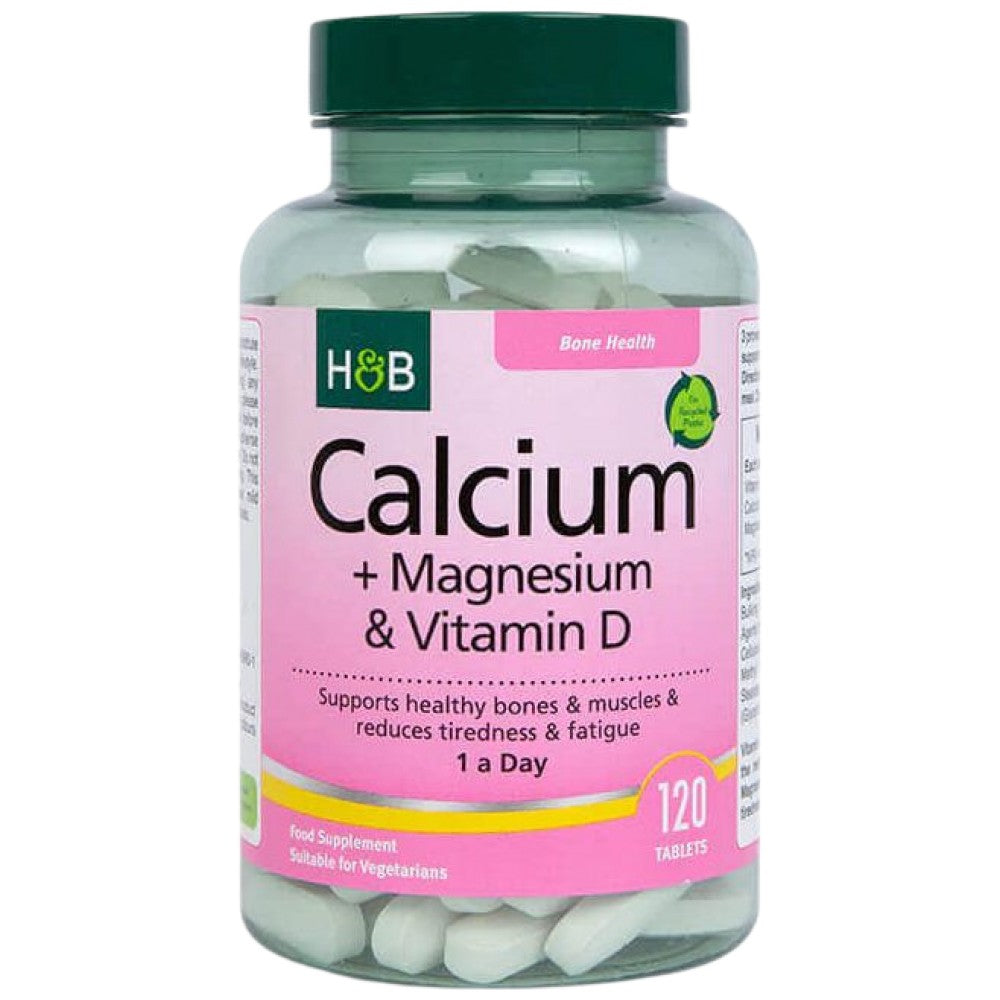 Holland And Barrett Calcium Magnesium with Vitamin D3 - Калций и магнезий с Витамин Д3