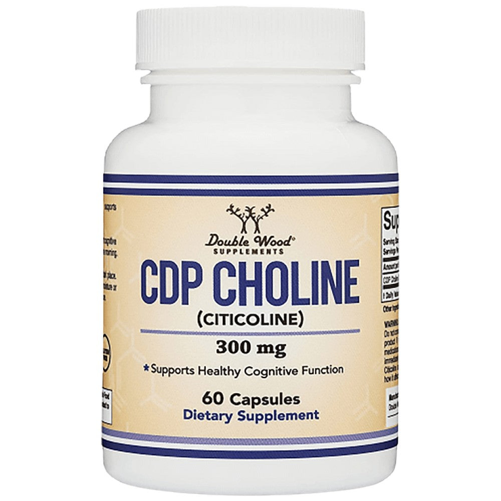 Double Wood Supplements CDP Choline Citicoline 300 mg - Цитиколин 300 mg