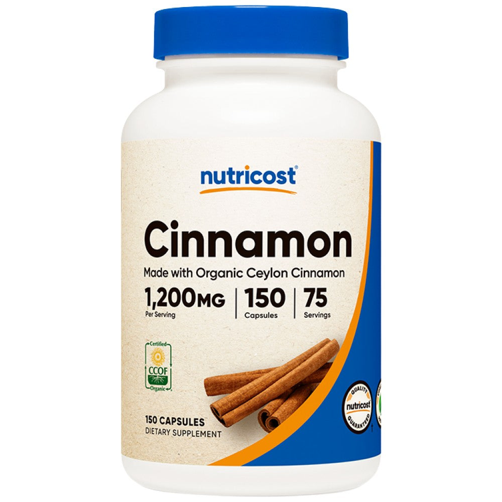 Nutricost Ceylon Cinnamon 1200 mg - Цейлонска канела 1200 mg