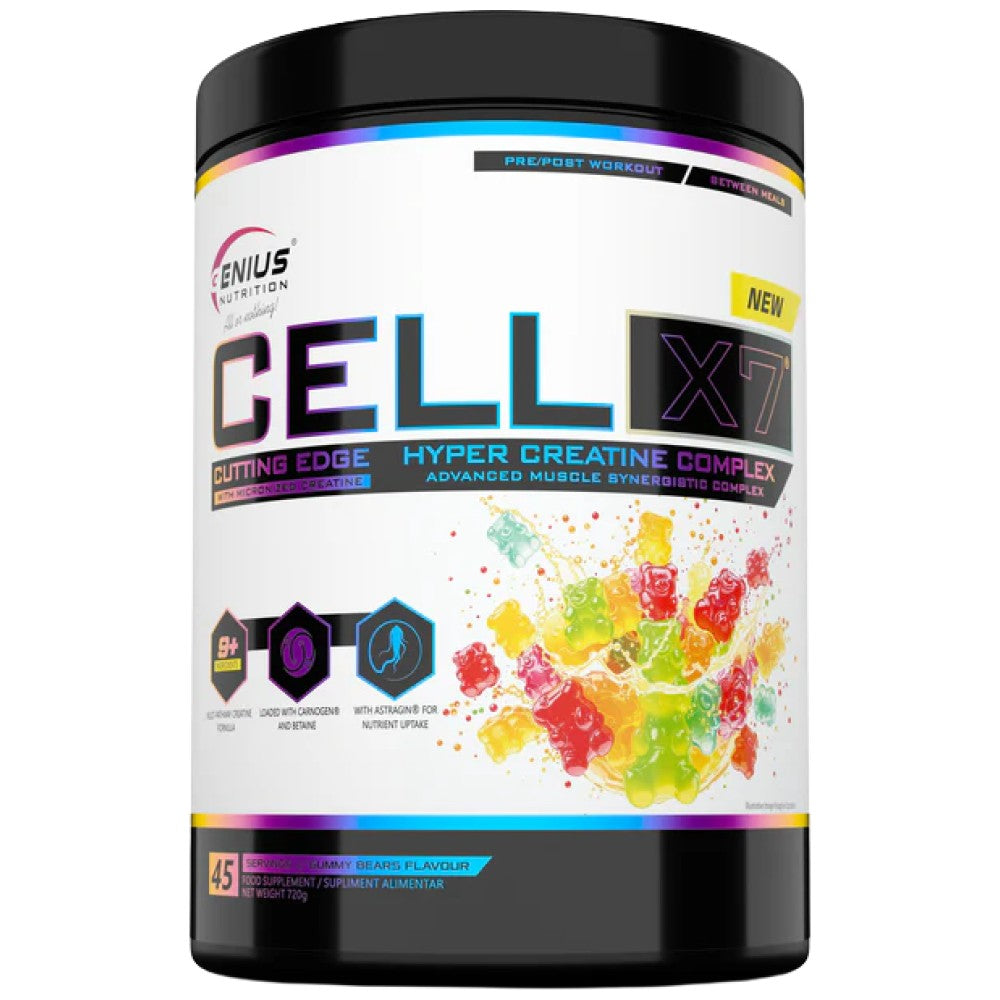 Genius Nutrition CELL-X7 with Betaine, D-Ribose and Beta-Alanine - Креатинова матрица