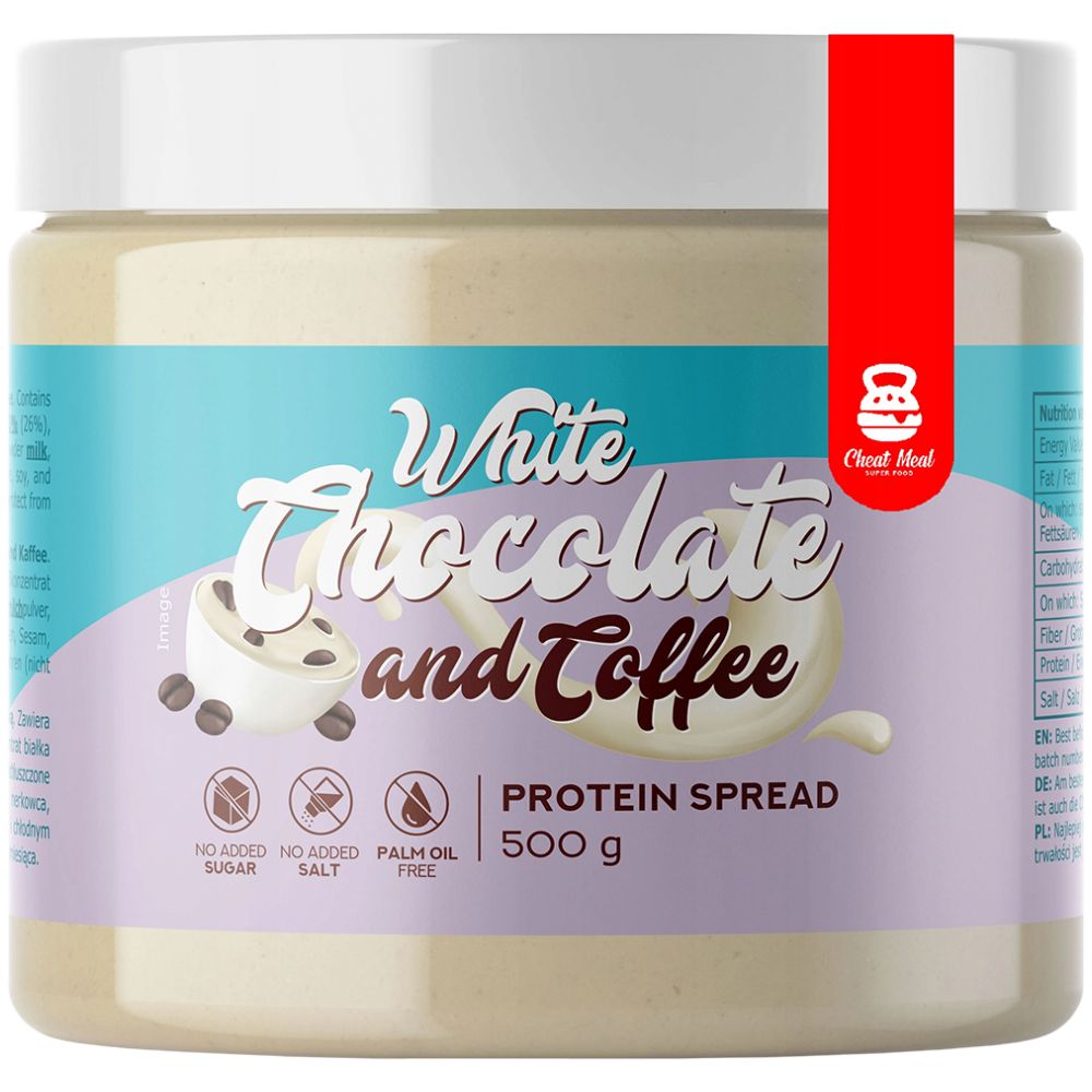 Cheat Meal Protein Spread White Chocolate and Coffee - Протеинов крем бял шоколад и кафе