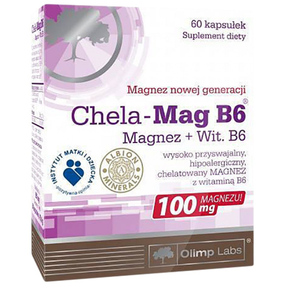 Olimp Sport Nutrition Chela Mag B6 - Хелатен магнезий с Б6