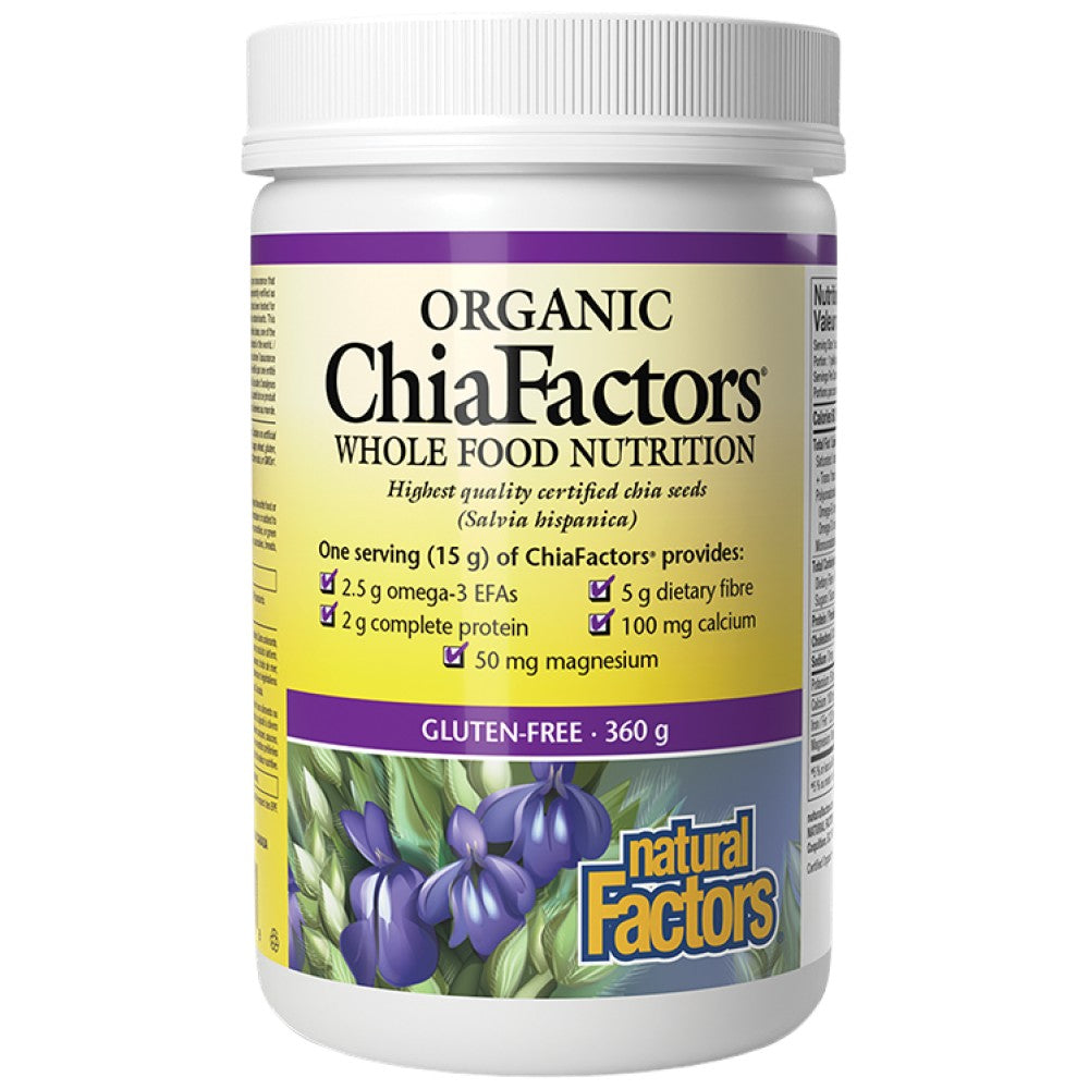 Natural Factors Organic ChiaFactors - Био чиа семена
