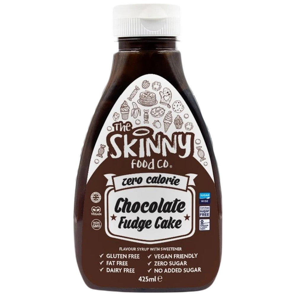 Skinny Food Co Skinny Syrup Chocolate Fudge Cake - Сироп без калории шоколадов кейк