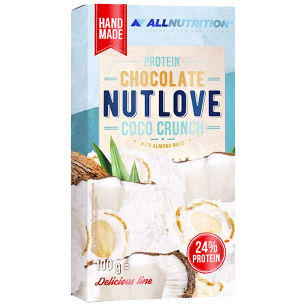 AllNutrition Chocolate Nut Love Coco Crunch - Протеинов шоколад с кокос