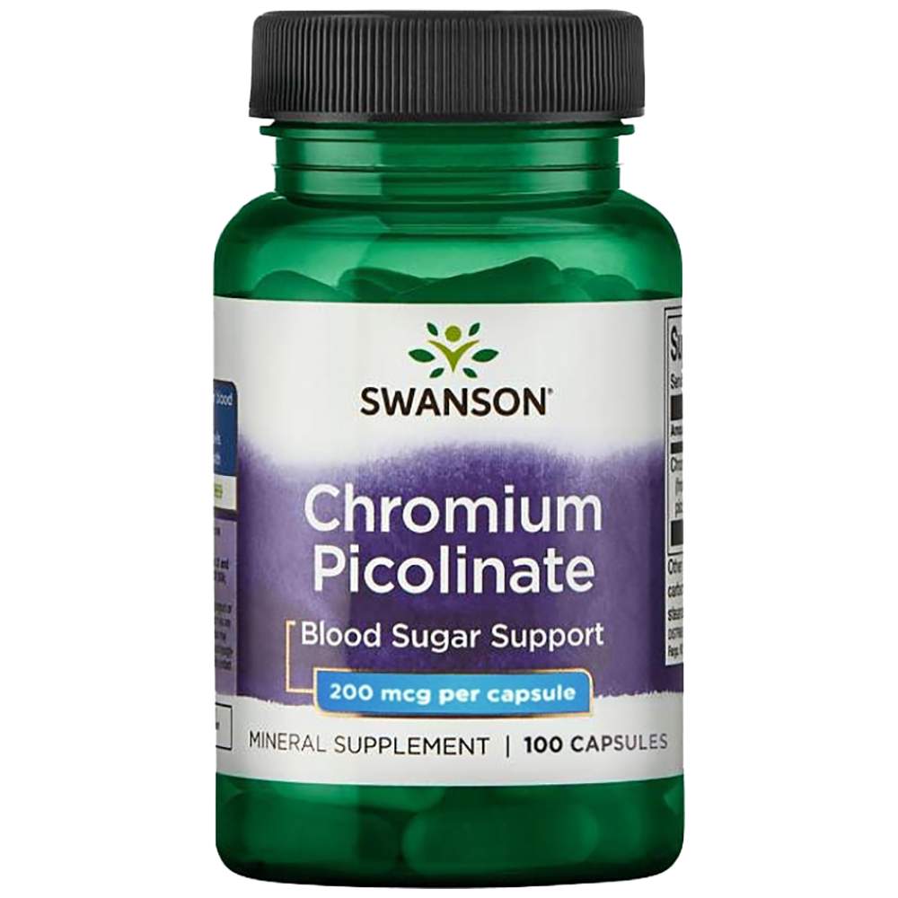 SWANSON Chromium Picolinate 200 mcg - Хром пиколинат 200 mcg