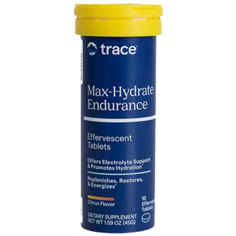 Trace Minerals Max-Hydrate Endurance Effervescent Tablets - Разтворими електролити за издръжливост