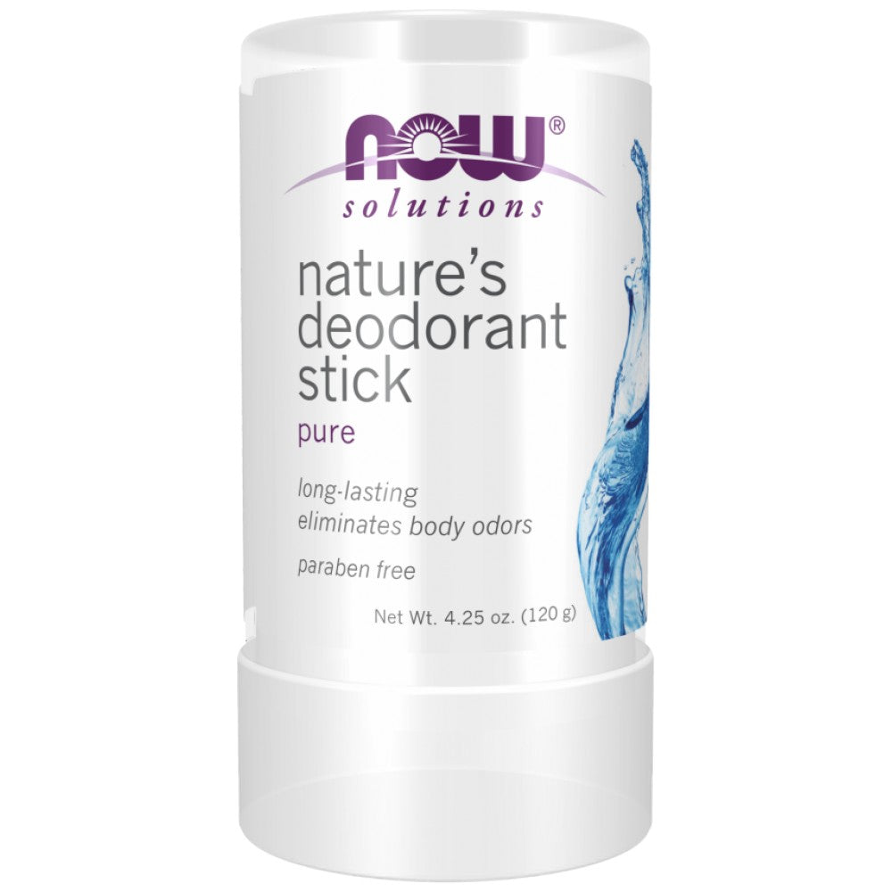 NOW Foods Nature's Deodorant Stick Stone - Естествен дезодорант кристал