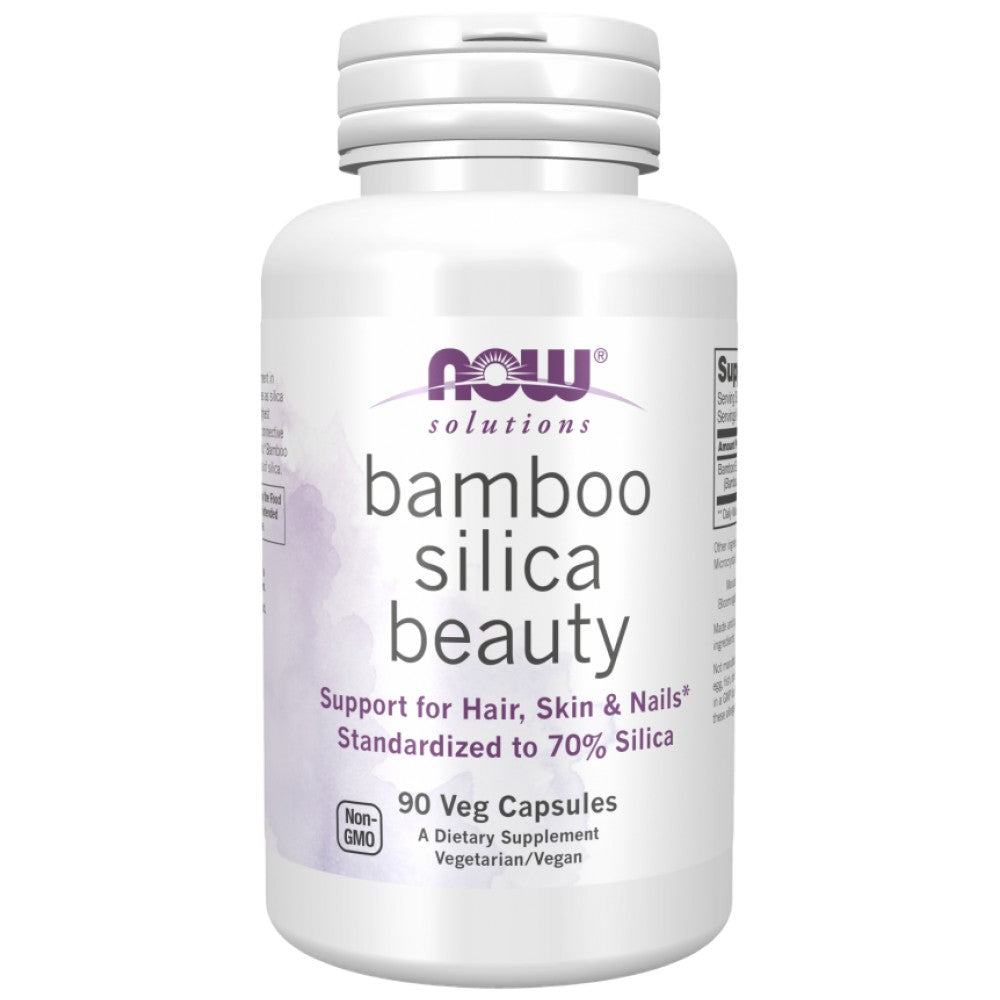 NOW Foods Bamboo Silica Beauty - Бамбук силиций за красота
