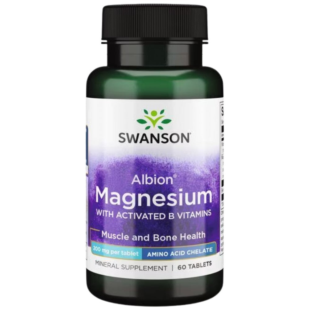 SWANSON Albion Chelated TRS Magnesium - Хелатен магнезий Albion