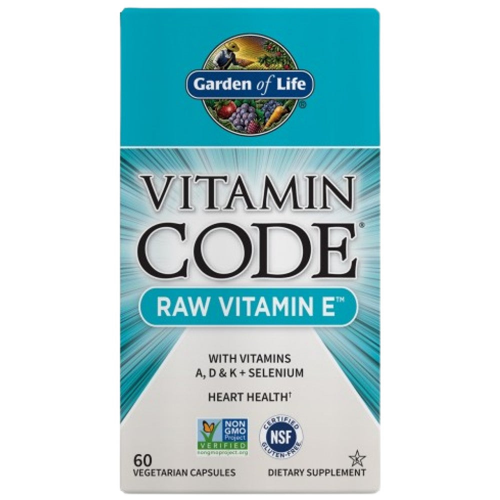 Garden Of Life Vitamin Code RAW Vitamin E - Натурален Витамин Е от цели храни
