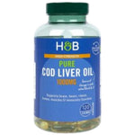 Holland And Barrett Cod Liver Oil 1000 mg - Масло от черен дроб на треска 1000 mg
