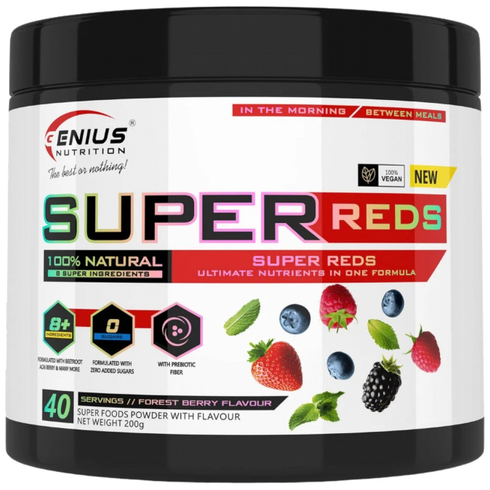Genius Nutrition Super Reds - Суперхрана от червени плодове