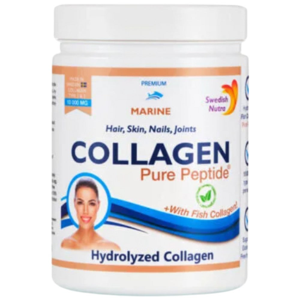 Swedish Nutra Collagen Pure Peptide 10000 mg Marine Collagen - Морски колаген 10000 mg